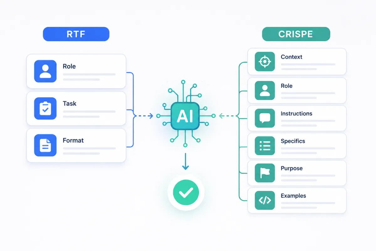 Framework Prompt RTF dan CRISPE untuk Hasil AI Lebih Stabil