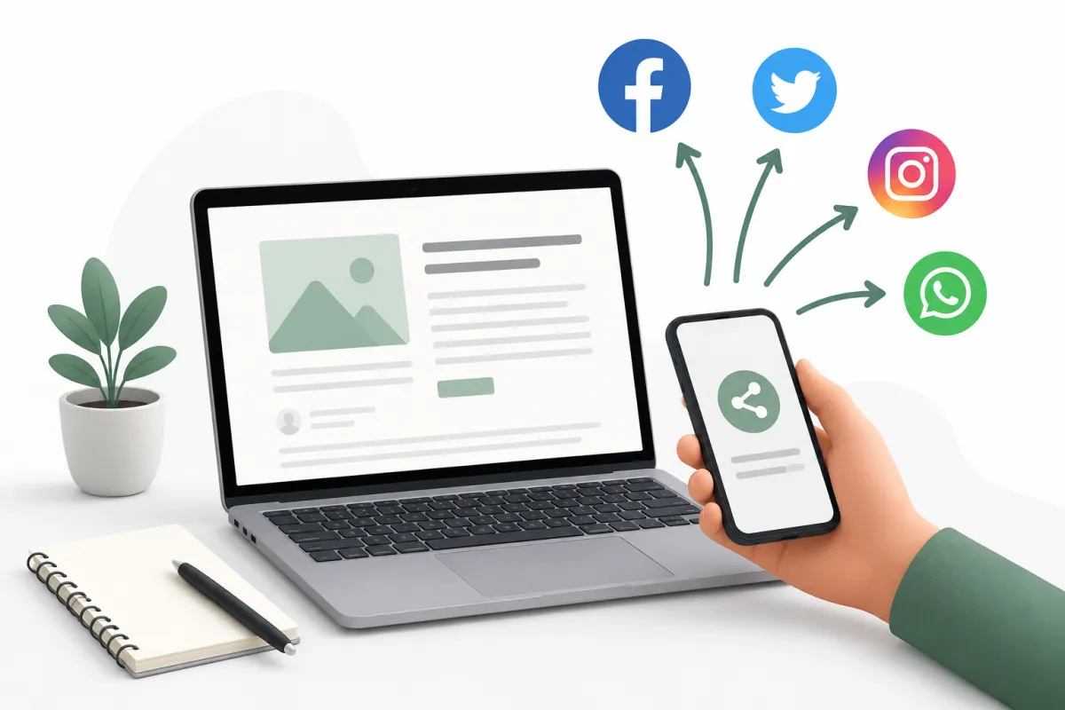 Cara Agar Tulisan Blog Tidak Sepi di Bulan Pertama: Strategi Share Manual