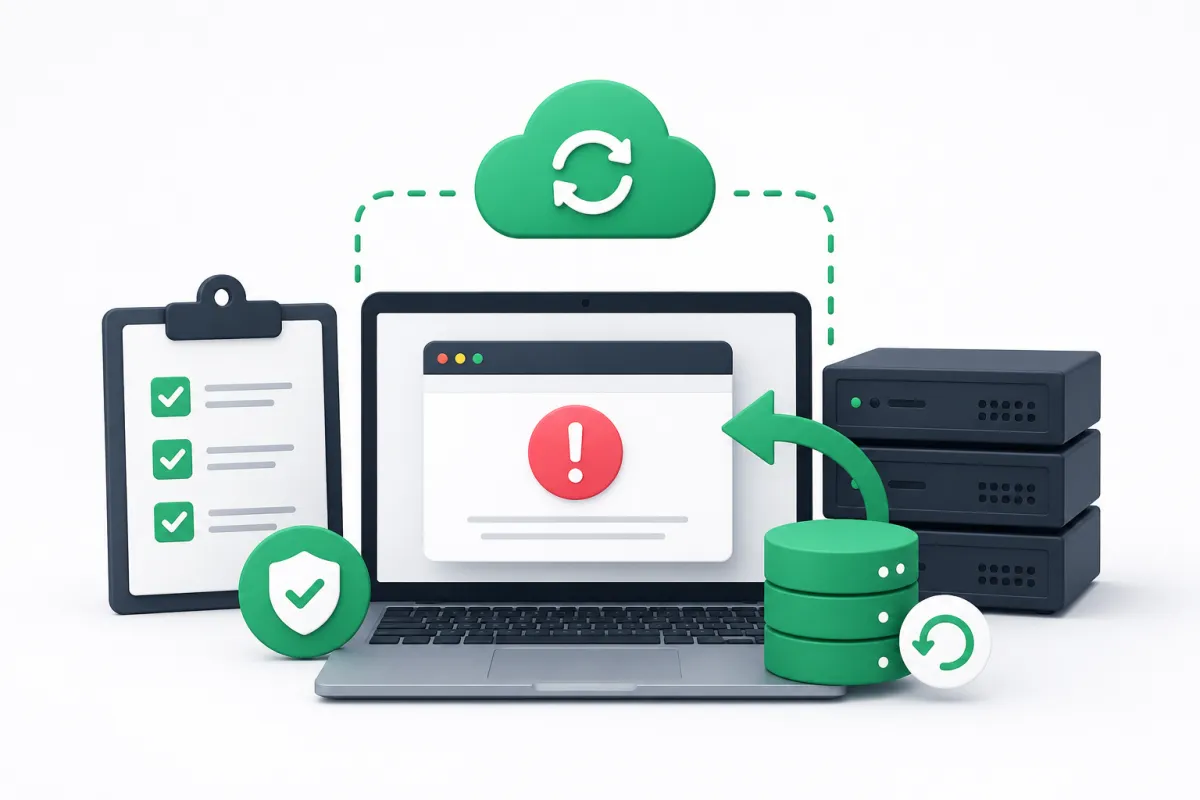 Cara Membuat Rencana Cadangan Kalau Website Down Mendadak